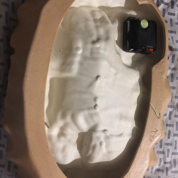 Antique gold jewelry bow lighthouse wall clock - Picture 6 of 6